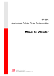 Mindray BA-88A Manual Del Operador