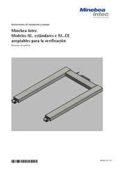 Minebea Intec IU Serie Instrucciones De Instalación Y Manejo