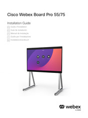 Cisco Webex Board Pro 75 Guia De Instalacion