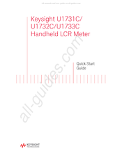 Keysight U1732C Guia De Inicio Rapido