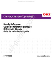 Oki C9650n Guía De Referencia Rápida