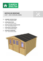 GARDY SHELTER 3369 Instrucciones De Instalación