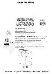 RHOSS MICROSYSTEM THCE 14 T-H Instrucciones De Uso