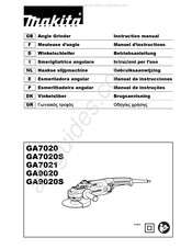 Makita GA7020 Manual De Instrucciones