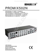 HQ-Power PROMIX502N Manual Del Usuario