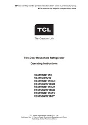 TCL RB315WM1110UK Instrucciones De Funcionamiento