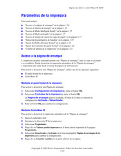 Xerox Phaser 6250 Manual Del Usuario