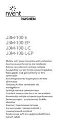 nVent RAYCHEM JBM-100-L-E Manual Del Usuario