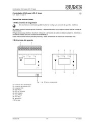 Jung 39005 1S LED R Manual De Instrucciones