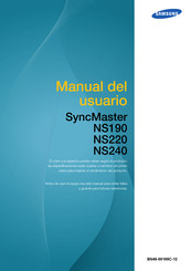 Samsung SyncMaster NS190 Manual Del Usuario