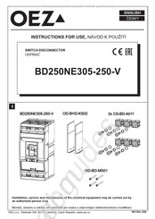 OEZ BD250NE305-250-V Instrucciones De Uso