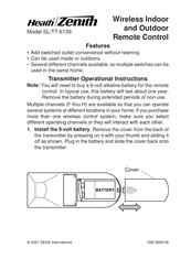 Heath Zenith TT-6139 Guia De Inicio Rapido