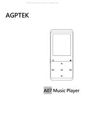 Agptek A07 Manual Del Usuario