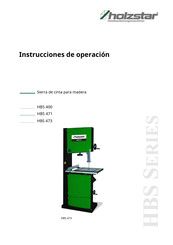 holzstar HBS 400 Instrucciones De Operación