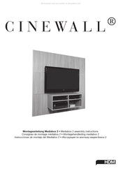 HDM CINEWALL Mediabox 2 Instrucciones De Montaje