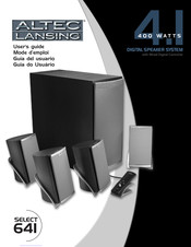 Altec Lansing 641 Guia Del Usuario