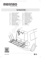 Menabo SHADOW Instrucciones De Montaje