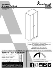 Ameriwood HOME 7926080 Instrucciones De Montaje