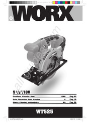 Worx WT525 Manual Del Usuario