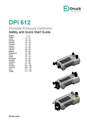 Baker Hughes Druck DPI 612-PFP Manual Del Usuario