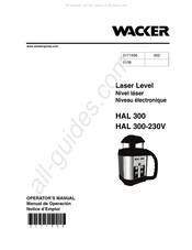 Wacker HAL 300 Manual De Operación