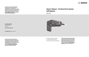 Bosch BRC3600 Instrucciones De Servicio Originales