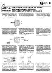 Ikusi CBS-700 Serie Guia De Inicio Rapido