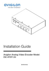 Avigilon ENC-4PORT-2AI Guia De Instalacion