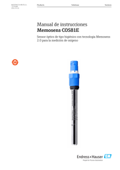 Endress+Hauser Memosens COS81E Manual De Instrucciones