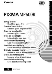 Canon PIXMA MP600R Manual De Instrucciones