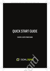 GOAL ZERO SHERPA 100PD Manual De Instrucciones