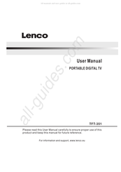 Lenco TFT-351 Manual Del Usuario