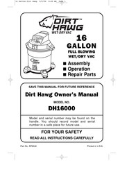 Dirt Hawg DH16000 Manual Del Usuario