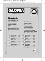 Gloria CleanMaster PERFORMANCE PF 12 Instrucciones De Uso