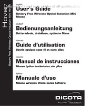 Dicota Hover Manual De Instrucciones