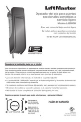 LiftMaster LJ8900W Manual Del Usuario