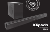 Klipsch REFERENCE RSB-14 Manual Del Usuario