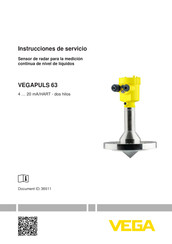 Vega VEGAPULS 63 Instrucciones De Servicio