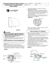 e-conolight E-WPC2 Instrucciones De Instalación