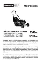 MADER TZ51SF-BS625EXi Manual De Instrucciones