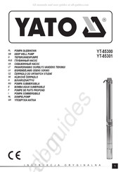 YATO YT-85301 Manual Del Usuario