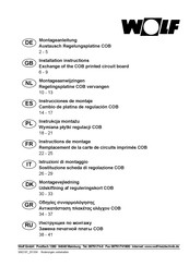 Wolf COB-29 Instrucciones De Montaje