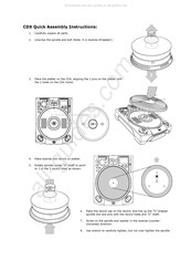 Numark CDX Instrucciones De Ensamblaje Rapido