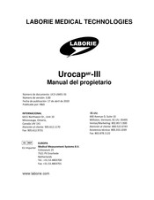 Laborie Urocap-III Manual Del Propietário