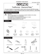 LUND TrailRunner Instrucciones De Instalación