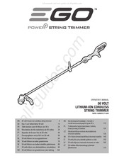 Ego Power+ ST1300E Manual De Operación