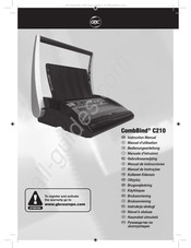 GBC Combibind C210 Manual De Instrucciones