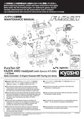 Kyosho FAZER Manual De Mantenimiento