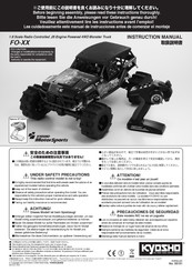 Kyosho FO-XX Manual De Instrucciones