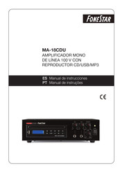 FONESTAR MA-18CDU Manual De Instrucciones